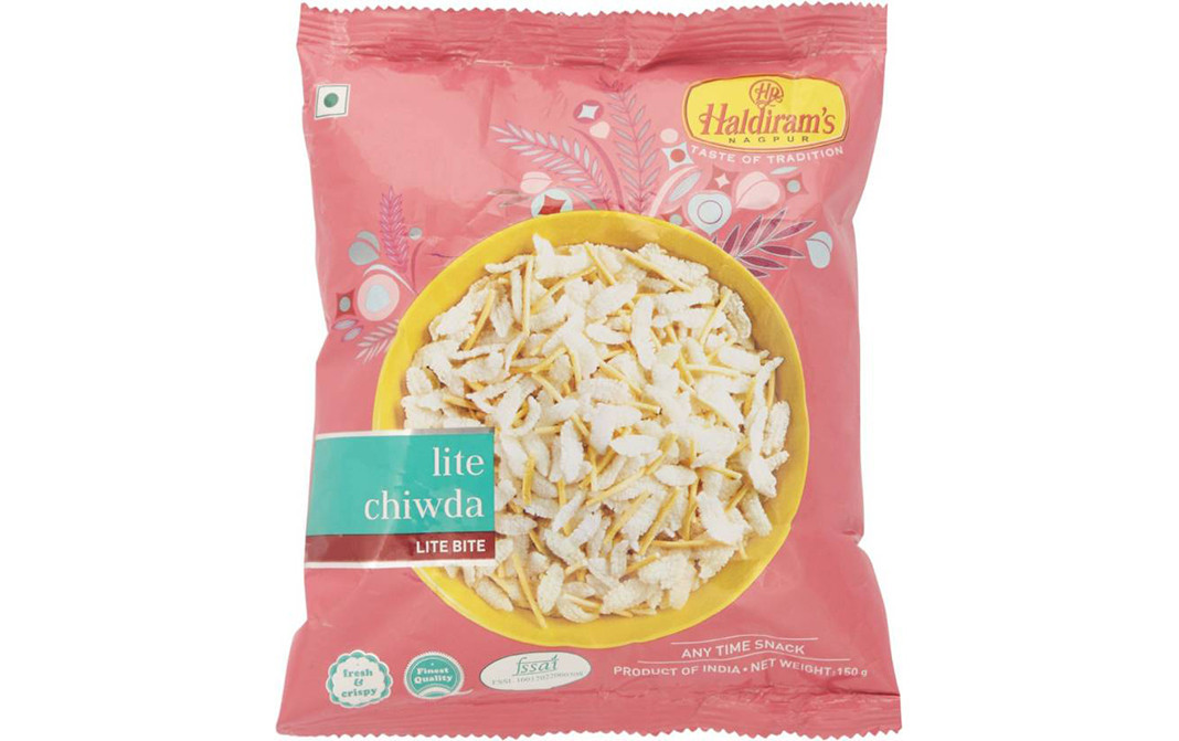 Haldiram's Nagpur Lite Chiwda    Pack  150 grams